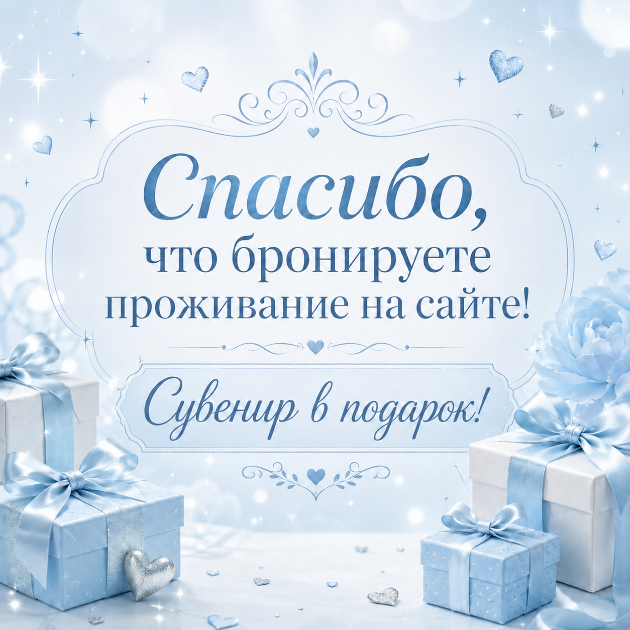 Сувенир за бронирование